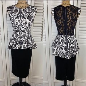 VINTAGE Peplum Dress